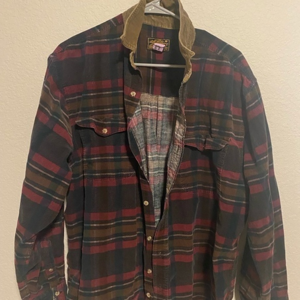 Eddie Bauer Men's Jacket with Corduroy Collar